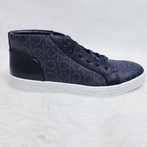 NEW Calvin Klein CK Logo Casual High Top Sneakers